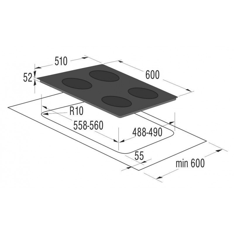 Индукционен котлон за вграждане Gorenje IT635X Индукционен котлон за вграждане Gorenje IT635X