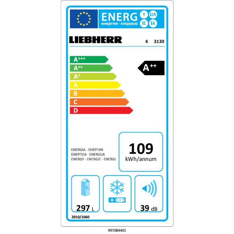 Хладилник LIEBHERR K 3130 COMFORT Хладилник LIEBHERR K 3130 COMFORT