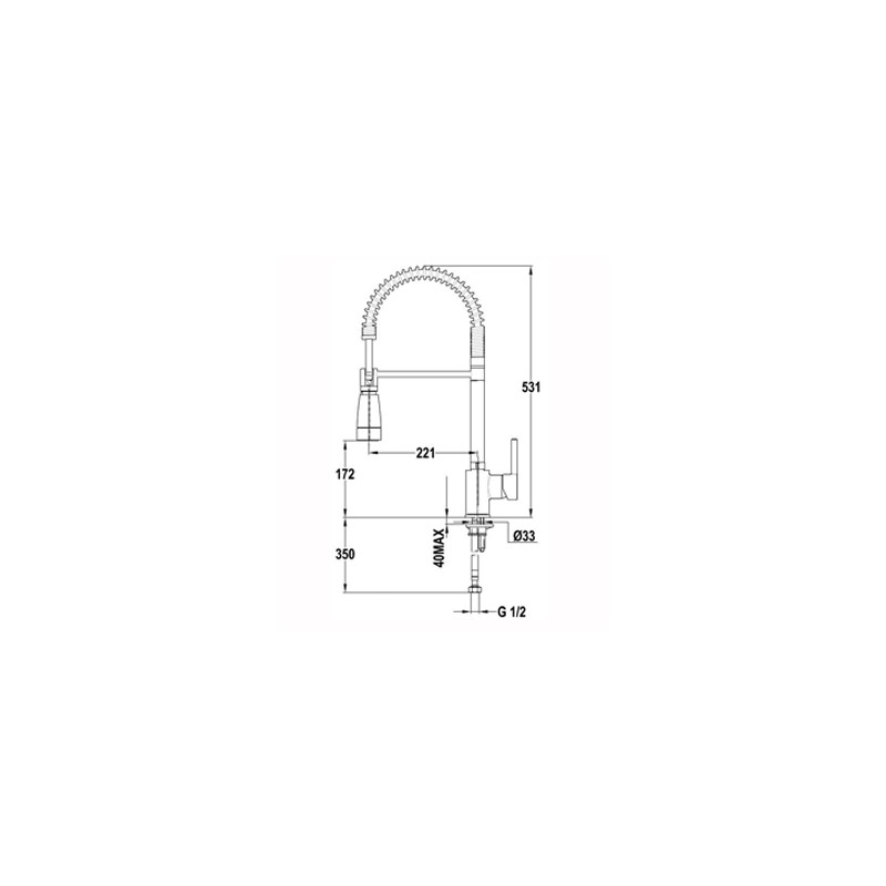 Кухненски смесител Teka Ares K 939 Кухненски смесител Teka Ares K 939