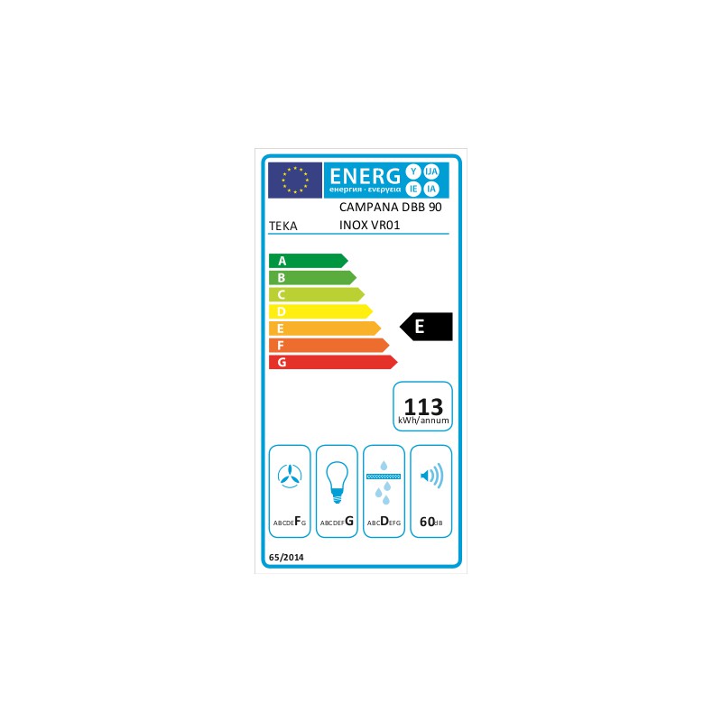 Аспиратор за стена Teka DBB 90 Аспиратор за стена Teka DBB 90