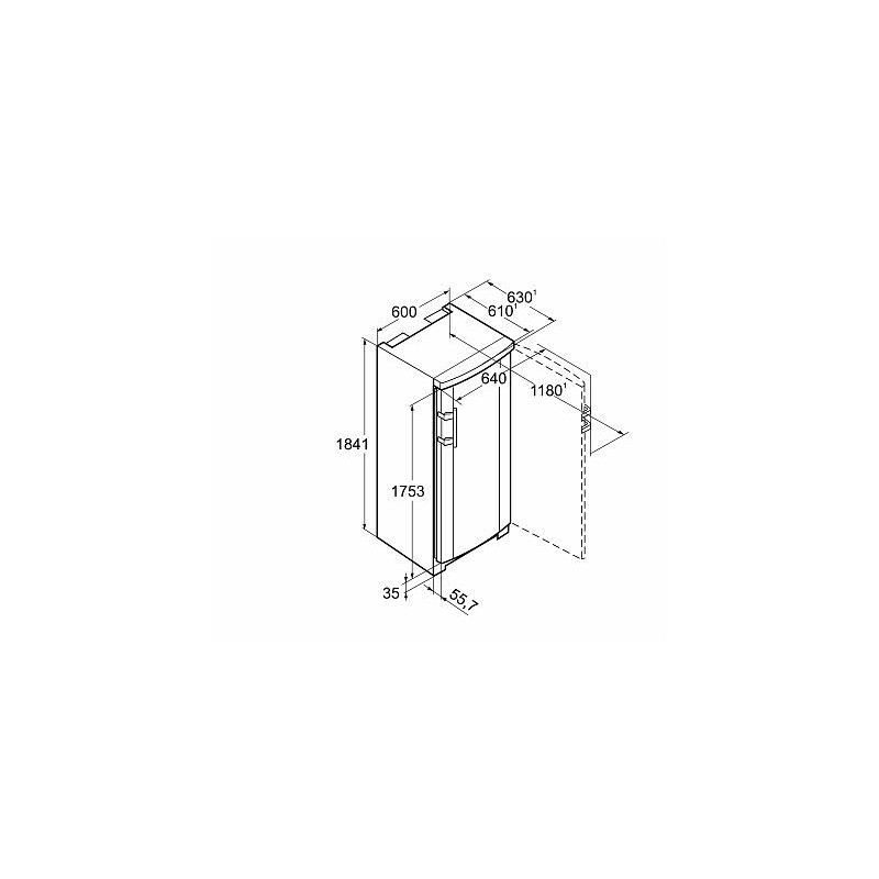 Фризер, обем 304 л, клас А++, No Frost, LIEBHERR GNP 3056 Фризер, обем 304 л, клас А++, No Frost, LIEBHERR GNP 3056