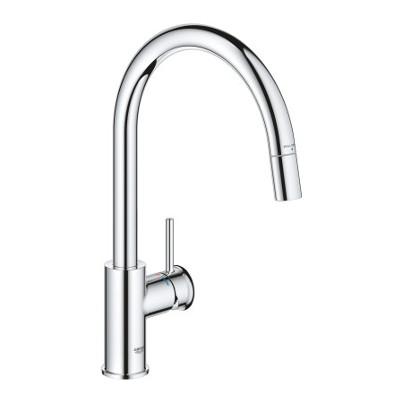 Смесител за кухня с изтеглящ се чучур BauClassic Grohe 30573000