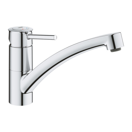 Смесител за кухненска мивка нисък чучур BauClassic Grohe 30575000