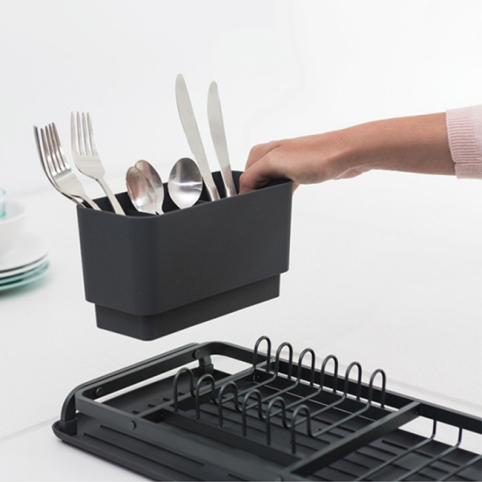 Сушилник за съдове Brabantia Dark Grey, компактен Сушилник за съдове Brabantia Dark Grey, компактен - Кухня