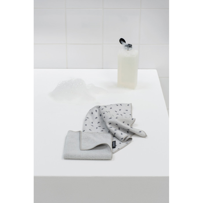 Микрофибърни кърпи Brabantia Light Grey, 2 броя - Кухня