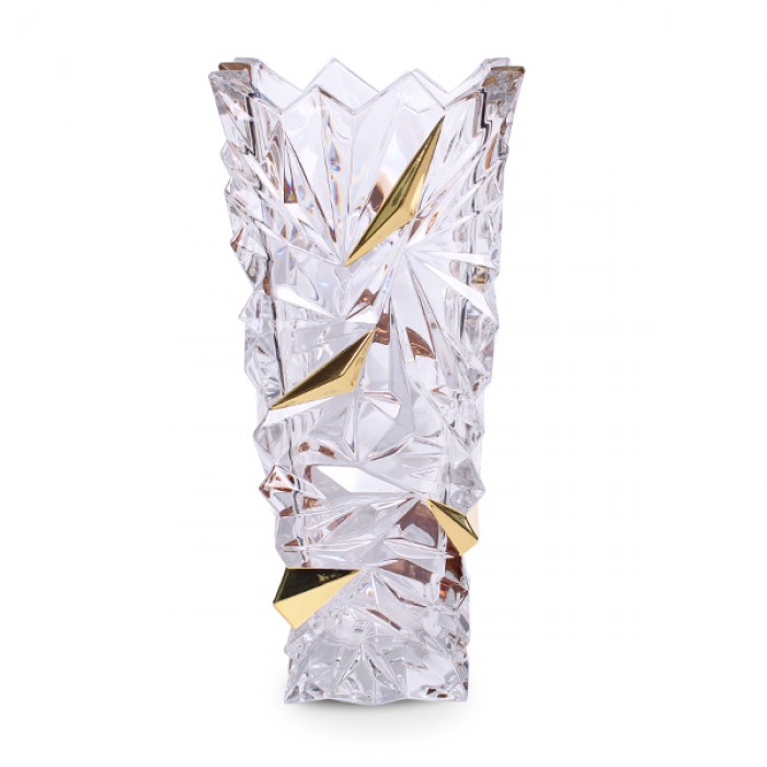 Ваза Bohemia 1845 Glacier Gold H30.5cm Ваза Bohemia 1845 Glacier Gold H30.5cm - Кухня
