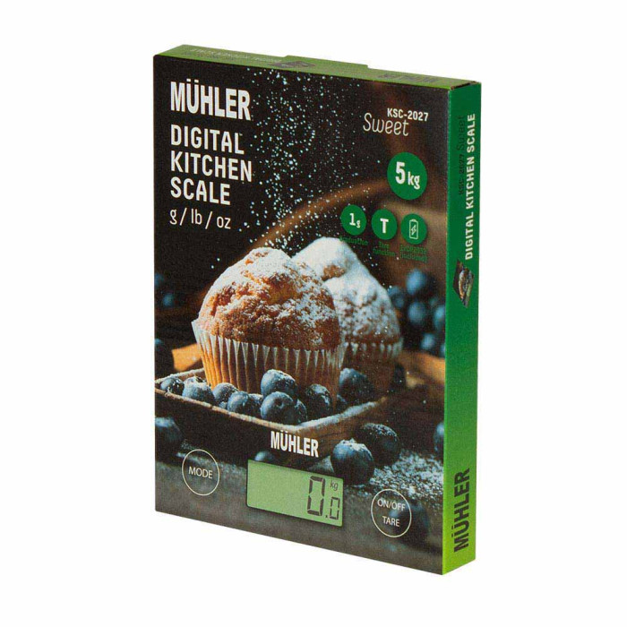 Везна Muhler KSC-2027 ел.кухненска, Sweet, 5kg Везна Muhler KSC-2027 ел.кухненска, Sweet, 5kg - Електроуреди