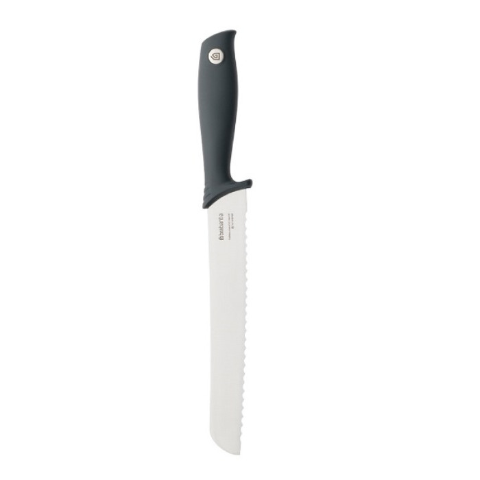 Нож за хляб Brabantia Tasty+ Dark Grey, 20cm - Кухня