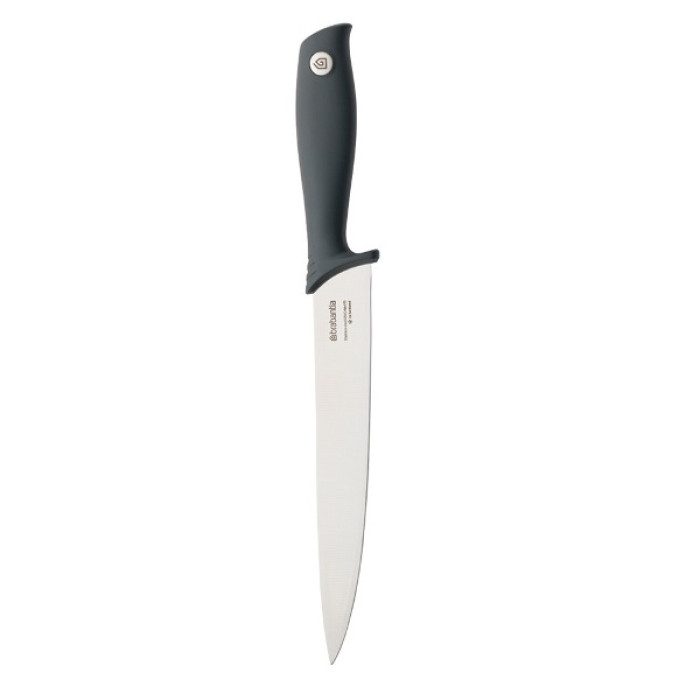 Нож за месо Brabantia Tasty+ Dark Grey, 20cm - Кухня