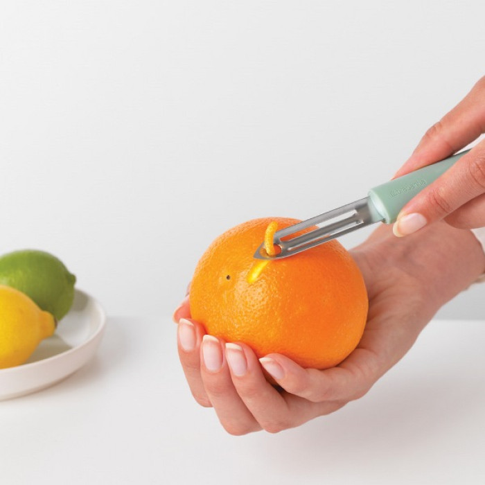 Белачка Brabantia Tasty+ Jade Green, с мини ренде за цитрусови кори - Кухня