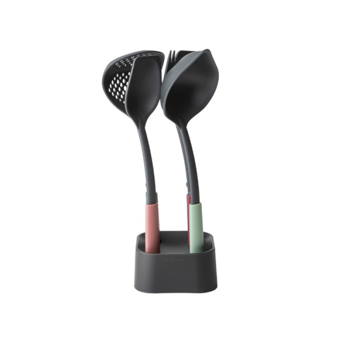 Готварски прибори Brabantia Tasty+, комплект 4 части и поставка - Кухня