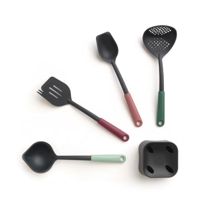 Готварски прибори Brabantia Tasty+, комплект 4 части и поставка - Кухня