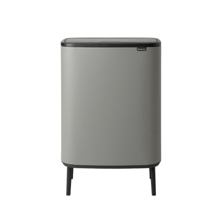 Кош за смет Brabantia Bo Touch Hi 60L, Mineral Concrete Grey