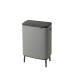 Кош за смет Brabantia Bo Touch Hi 60L, Mineral Concrete Grey