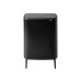 Кош за смет Brabantia Bo Touch Hi 2x30L, Matt Black