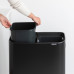 Кош за смет Brabantia Bo Touch Hi 2x30L, Matt Black