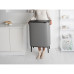 Кош за смет Brabantia Bo Touch Hi 2x30L, Mineral Concrete Grey