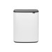 Кош за смет Brabantia Bo Touch 2x30L, White