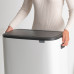 Кош за смет Brabantia Bo Touch 2x30L, White