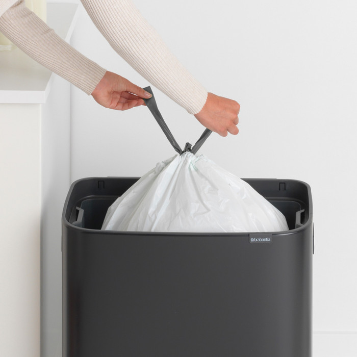 Кош за смет Brabantia Bo Touch 60L, Matt Black - Баня и почистване