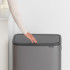 Кош за смет Brabantia Bo Touch 60L, Platinum - Баня и почистване