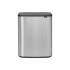 Кош за смет Brabantia Bo Touch 60L, Matt Steel Fingerprint Proof - Баня и почистване