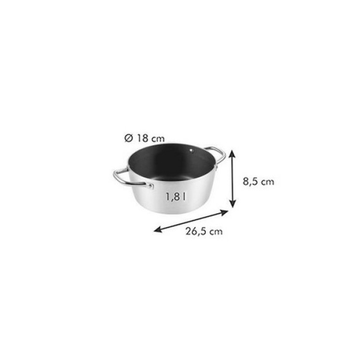 Тенджера Tescoma Grandchef 1.8L, Ø18cm Тенджера Tescoma Grandchef 1.8L, Ø18cm - Кухня