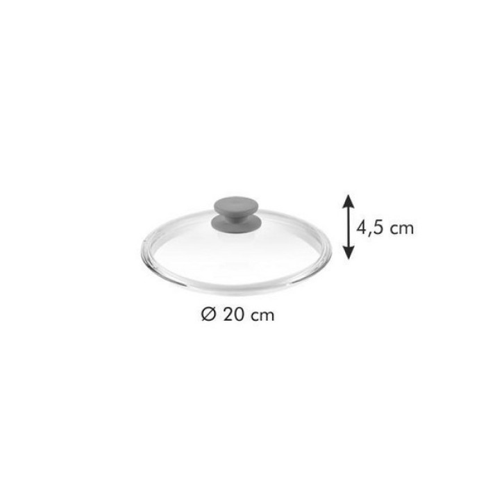 Стъклен капак Tescoma 32 cm Стъклен капак Tescoma 32 cm - Кухня