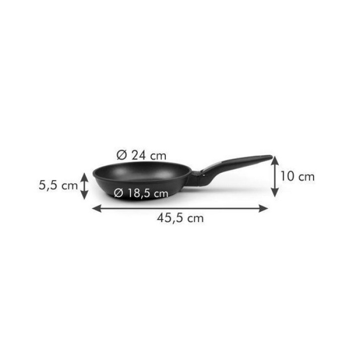 Тиган със сваляща се дръжка Tescoma SmartClick, 24 cm Тиган със сваляща се дръжка Tescoma SmartClick, 24 cm - Кухня