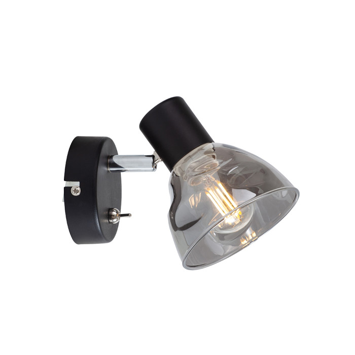 Спот 1-ца Moon, E14, 1 х max 40W, с ключ Спот 1-ца Moon, E14, 1 х max 40W, с ключ - Електроуреди