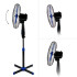Вентилатор на стойка 16'' Perfect FM-3237, 40W, черно-синьо Вентилатор на стойка 16'' Perfect FM-3237, 40W, черно-синьо - Електроуреди