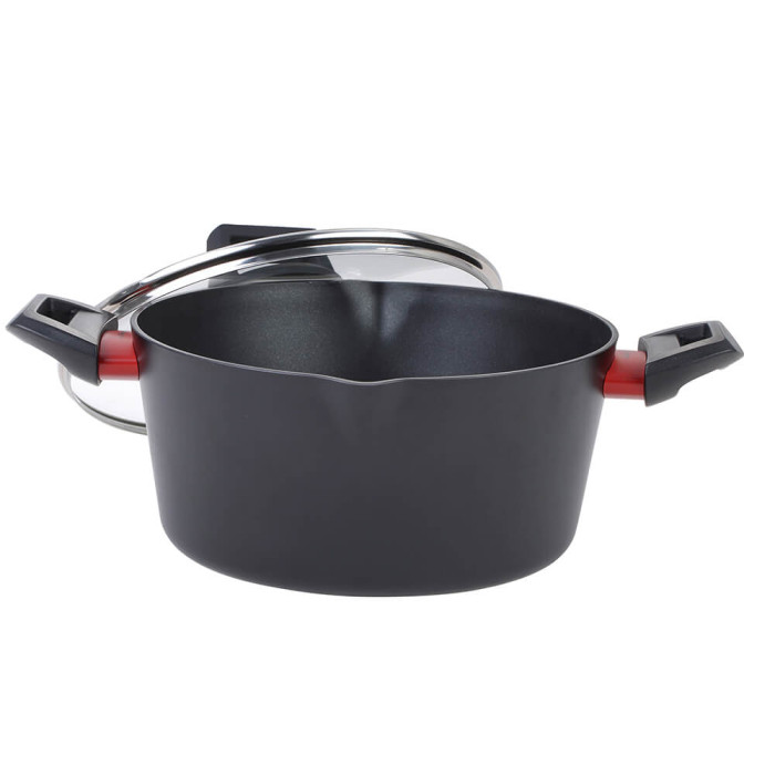 Тенджера Luigi Ferrero Rosso FR-2411 24x11.5cm, 4.1L Тенджера Luigi Ferrero Rosso FR-2411 24x11.5cm, 4.1L - Кухня