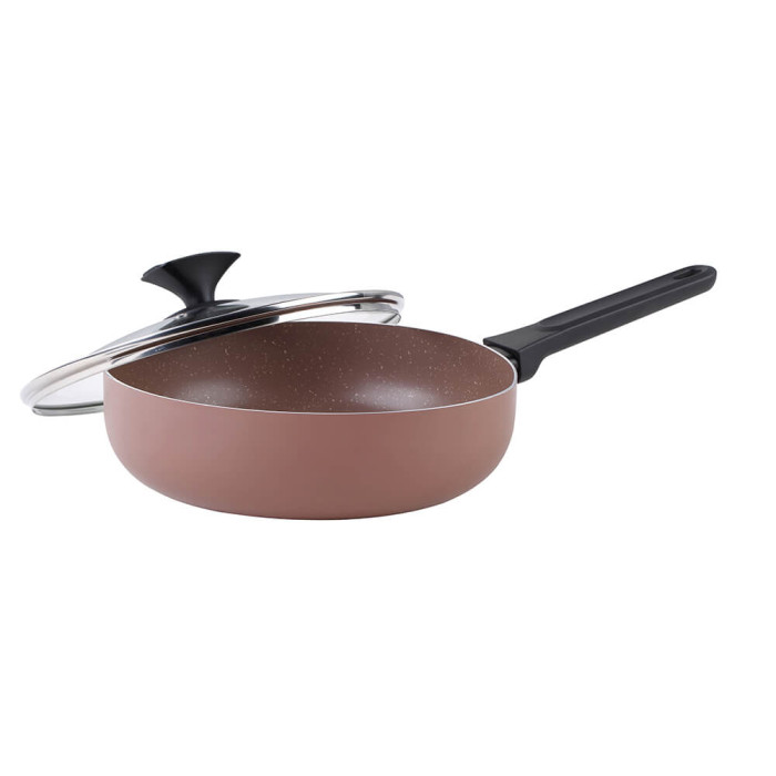 Тиган дълбок с капак Muhler Kikka MR-2607D 26x7.5cm, 3.5L Тиган дълбок с капак Muhler Kikka MR-2607D 26x7.5cm, 3.5L - Кухня