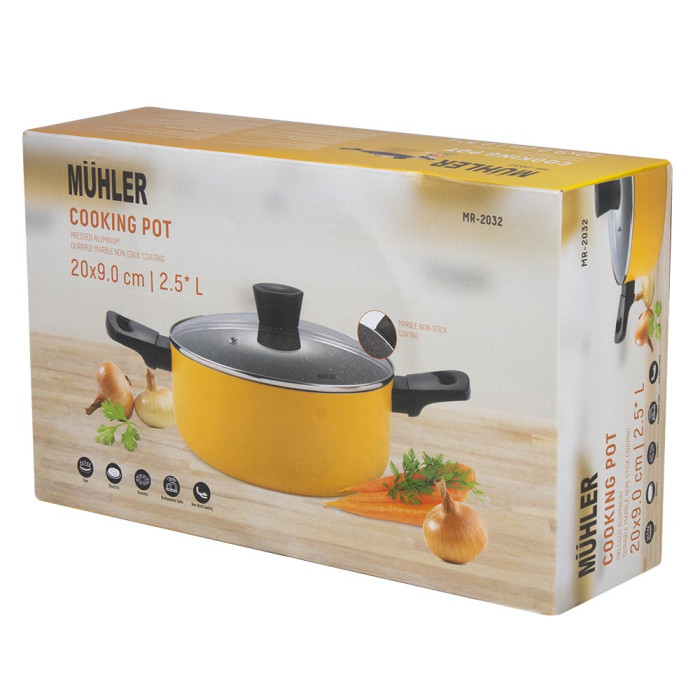 Тенджера Muhler Ida MR-2032 20x9cm, 2.5L Тенджера Muhler Ida MR-2032 20x9cm, 2.5L - Кухня