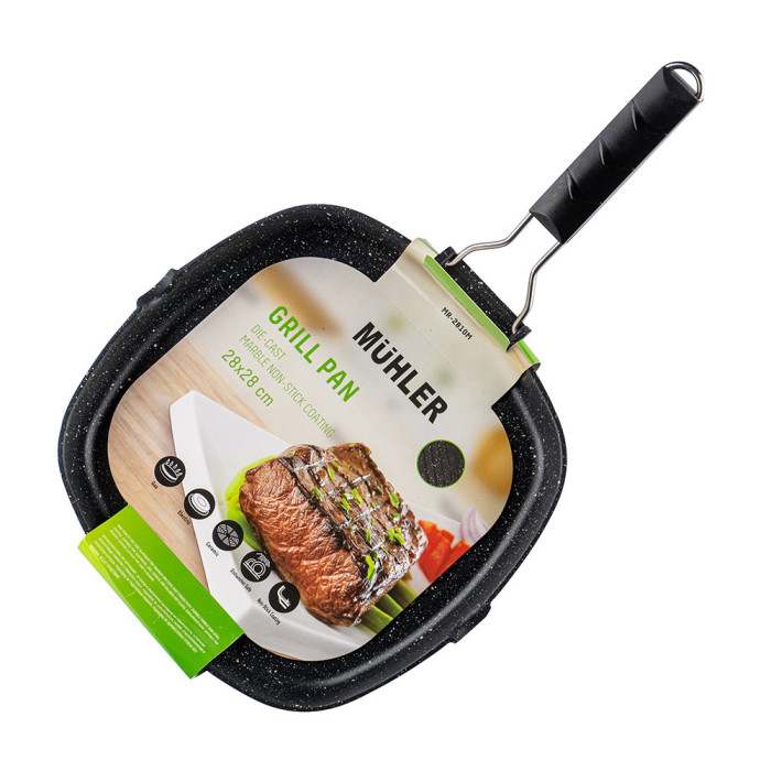 Тиган грил Muhler MR-2810M NEW 28x28cm Тиган грил Muhler MR-2810M NEW 28x28cm - Кухня