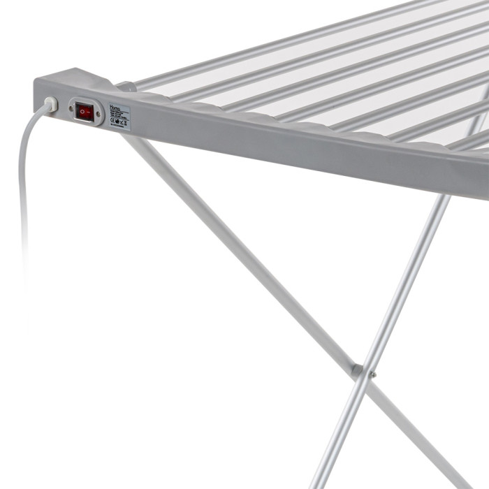Електрически сушилник за дрехи Homa HCD-1255, 6 м, 8 тръби, до 10 кг Електрически сушилник за дрехи Homa HCD-1255, 6 м, 8 тръби, до 10 кг - Електроуреди