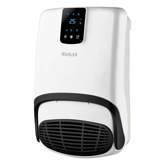 Печка вентилаторна за баня Muhler MBH-2007D, 2000W, eлектронно управление Печка вентилаторна за баня Muhler MBH-2007D, 2000W, eлектронно управление - Електроуреди