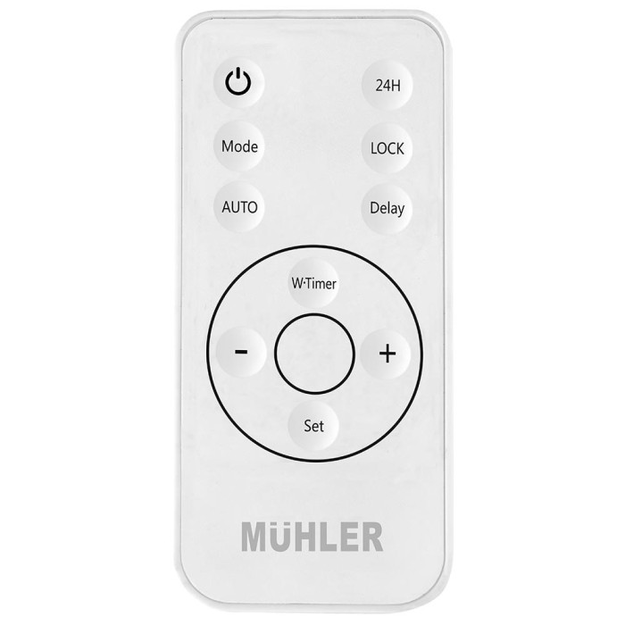 Печка вентилаторна за баня Muhler MBH-2007D, 2000W, eлектронно управление Печка вентилаторна за баня Muhler MBH-2007D, 2000W, eлектронно управление - Електроуреди