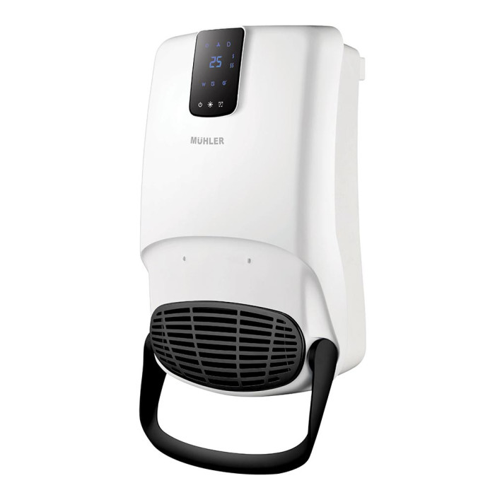 Печка вентилаторна за баня Muhler MBH-2007D, 2000W, eлектронно управление Печка вентилаторна за баня Muhler MBH-2007D, 2000W, eлектронно управление - Електроуреди