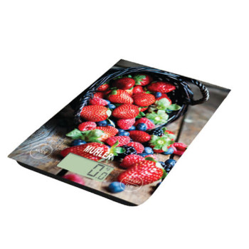 Везна Muhler KSC-2027 ел.кухненска, Berry, 5kg