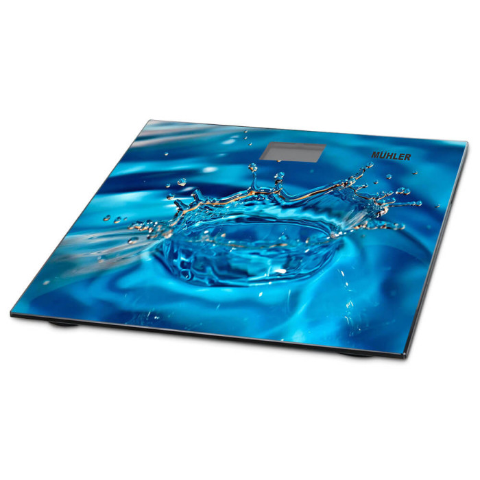 Везна Muhler MSC-3077 електронна, Water Drop, 180 kg - Електроуреди