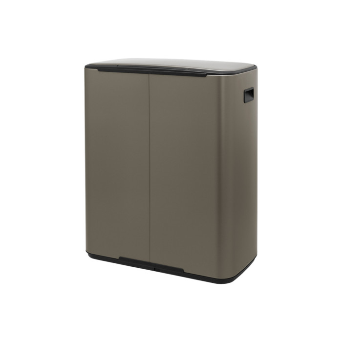 Кош за смет Brabantia Bo Pedal 60L, Platinum - Баня и почистване