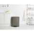 Кош за смет Brabantia Bo Pedal 60L, Platinum - Баня и почистване