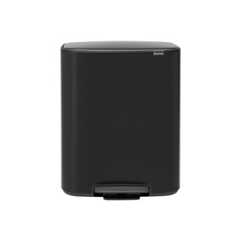 Кош за смет Brabantia Bo Pedal 60L, Matt Black