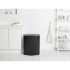 Кош за смет Brabantia Bo Pedal 60L, Matt Black - Баня и почистване