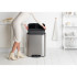 Кош за смет Brabantia Bo Pedal 60L, Matt Steel Fingerprint Proof - Баня и почистване
