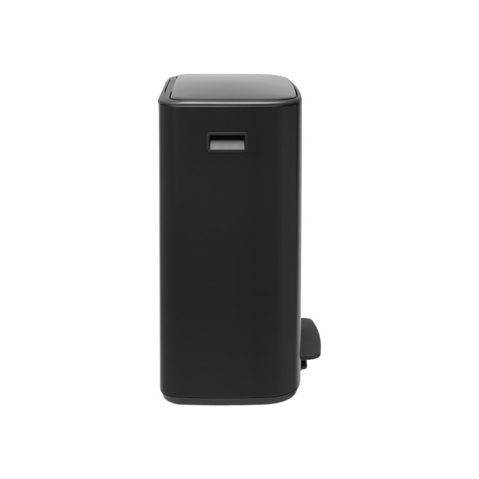 Кош за смет Brabantia Bo Pedal 2x30L, Matt Black - Баня и почистване