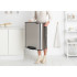 Кош за смет Brabantia Bo Pedal 2x30L, Matt Steel Fingerprint Proof - Баня и почистване