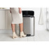 Кош за смет Brabantia Bo Pedal 2x30L, Matt Steel Fingerprint Proof - Баня и почистване