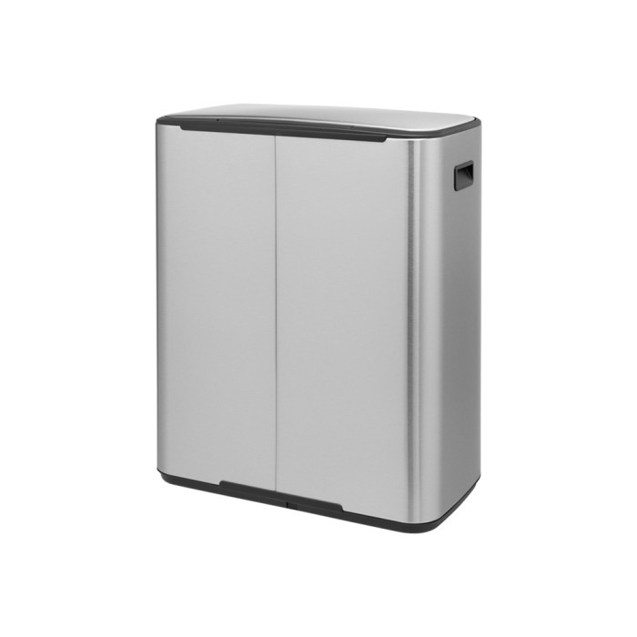 Кош за смет Brabantia Bo Pedal 2x30L, Matt Steel Fingerprint Proof - Баня и почистване